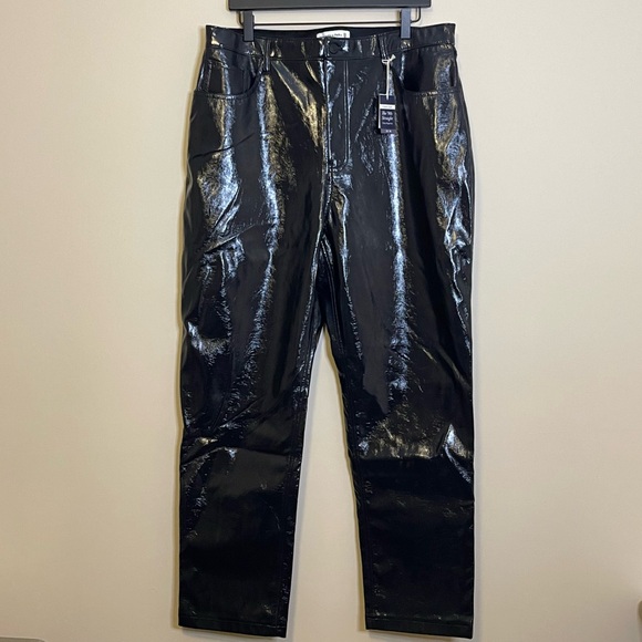 Abercrombie Curve Love The 90’s Straight Ultra High Rise Black - Size 33/16 NWT - Picture 6 of 8